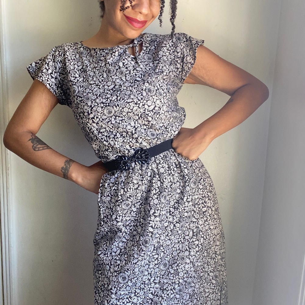 SALE ☀️Vintage 80s Printed Dress